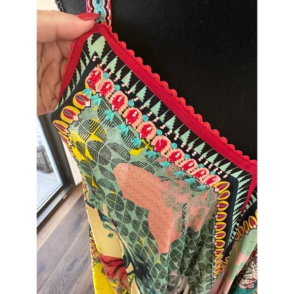 Bhanuni by Jyoti Floral Contrast Maxi Dress - XL - NWOT - Picture 10 of 16